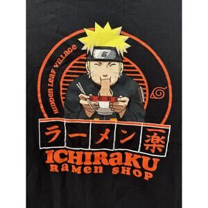NARUTO Ichiraku Ramen Shop T-Shirt M Men’s Y2K Japanese Anime Manga Tee